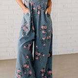 חליפת גזירה פרחונית