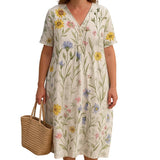 בגוניה | שמלת פרחים שמסתירה את הבטן