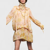 שמלת מיני פרפר של שני