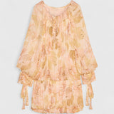 שמלת מיני פרפר של שני