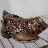 שארלוט | מגפי ankle – פרטי אבזם ושרשרת