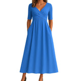 ליאונורה | שמלה חוצה עם שרוולים קצרים