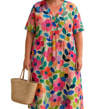 בגוניה | שמלת פרחים שמסתירה את הבטן