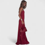 שמלת מקסי סריג של מרים עם צינור