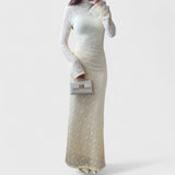 שמלת מקסי תחרה יארה