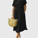 שמלת חולצה מפוספסת של אביטל