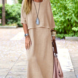 Arline - שמלת שני חלקים מפשתן