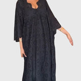 שמלת מיטל שחורה חלולה