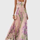 שמלת פרחונית לבנה של יעל