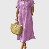 שמלת חולצה מפוספסת של אביטל