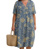 בגוניה | שמלת פרחים שמסתירה את הבטן