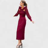 שמלת מידי אלגנטית של יארה