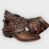 שארלוט | מגפי ankle – פרטי אבזם ושרשרת