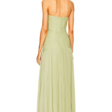 Aldynay - שמלת מקסי ללא שרוולים