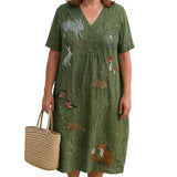 בגוניה | שמלת פרחים שמסתירה את הבטן