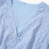 Julieta - שמלת מידי עם שרוולים עם קפלים