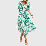 שמלת מקסי עם הדפס פרחוני של עדן