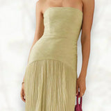 Aldynay - שמלת מקסי ללא שרוולים