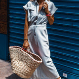 Brygida - שמלת ג'ינס אלגנטית