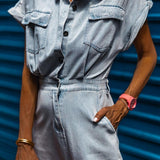 Brygida - שמלת ג'ינס אלגנטית