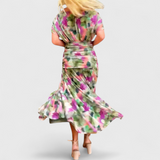 שמלת מקסי פרחונית של נגה