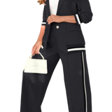 אנטואנט — סט דו־חלקי מפוספס אלגנטי