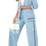 אנטואנט — סט דו־חלקי מפוספס אלגנטי