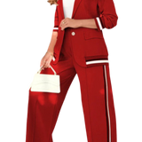 אנטואנט — סט דו־חלקי מפוספס אלגנטי