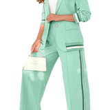 אנטואנט — סט דו־חלקי מפוספס אלגנטי