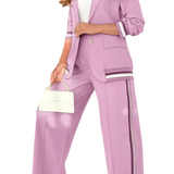 אנטואנט — סט דו־חלקי מפוספס אלגנטי