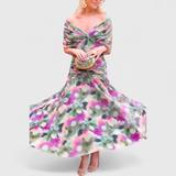 שמלת מקסי פרחונית של נגה