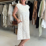 Dorothee - שמלת כותנה רכה עם כיסים בצדדים