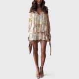 שמלת מיני פרפר של שני