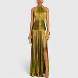 שמלת מקסי מטאלית של מאיה