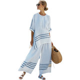 וינריק | סט אלגנטי פסים א-סימטרי