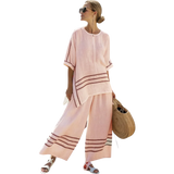 וינריק | סט אלגנטי פסים א-סימטרי