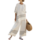 וינריק | סט אלגנטי פסים א-סימטרי