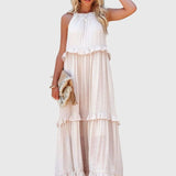 שמלת מקסי עם קפלים של Eden Breeze