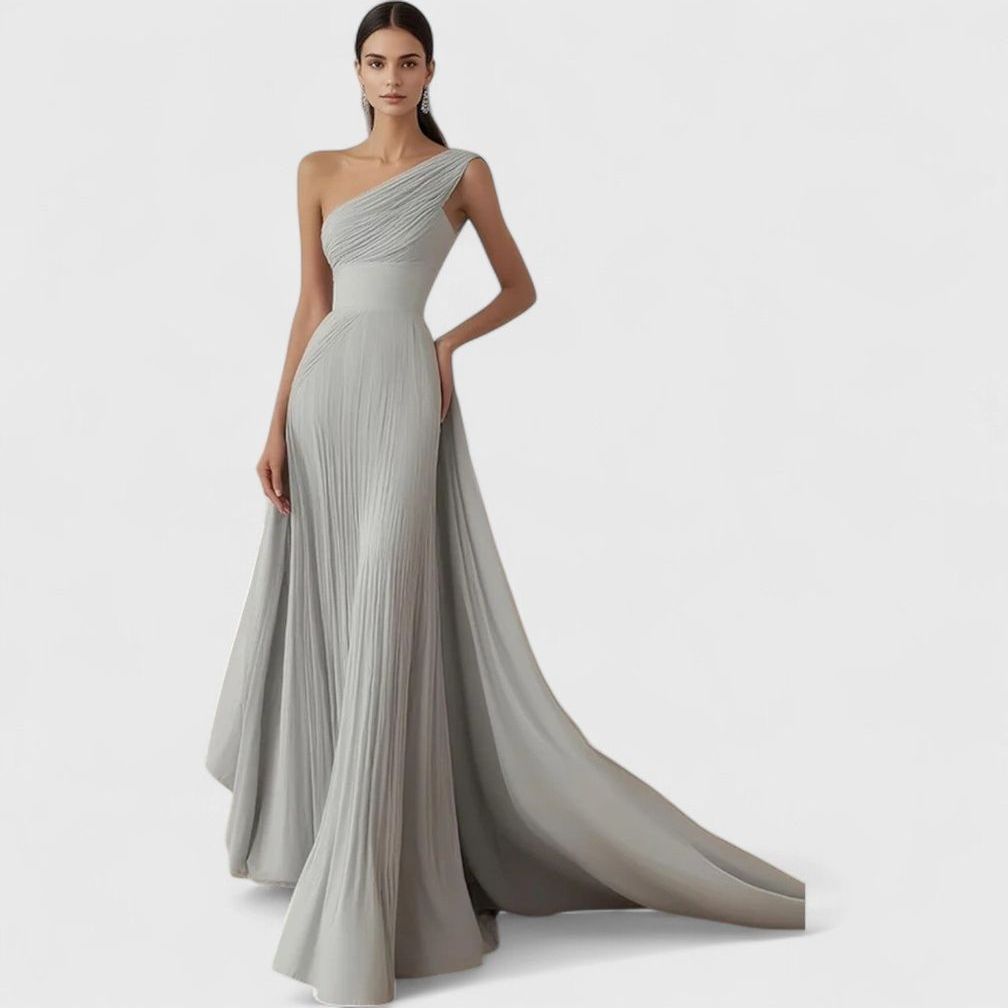 שמלת מקסי עם כתף אחת של אריאל