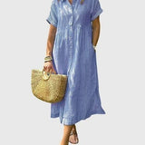 שמלת חולצה מפוספסת של אביטל