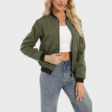 שני - ז'קט בומבר סתיוי עם רוכסן