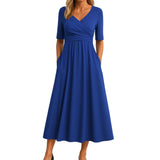 ליאונורה | שמלה חוצה עם שרוולים קצרים