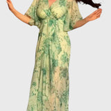 שמלת הדפס רטרו של נאווה