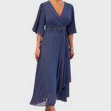 שמלת מקסי שיפון של שירה