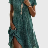 שמלת מידי קיץ נוחה טרנדית של Noa