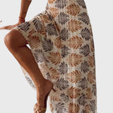 שמלת מקסי עם צווארון וי של יארה