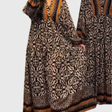 שמלת שרוולים מודפסת של יעל