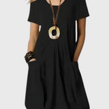 שמלת מיה אלגנטית בז'