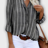 חולצת לינאה אלגנטית עם שרוולים ארוכים ורב-תכליתית