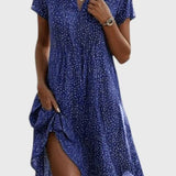 שמלת מידי קיץ נוחה טרנדית של Noa